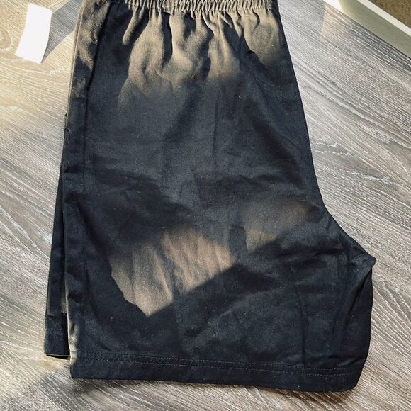 Laura Scott elastic Black Shorts Size XXL Cotton/Twill Pull on NWT - Picture 3 of 10